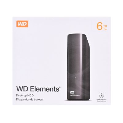 4. Dysk zewnętrzny HDD WD Elements Desktop 6TB 3.5 Black