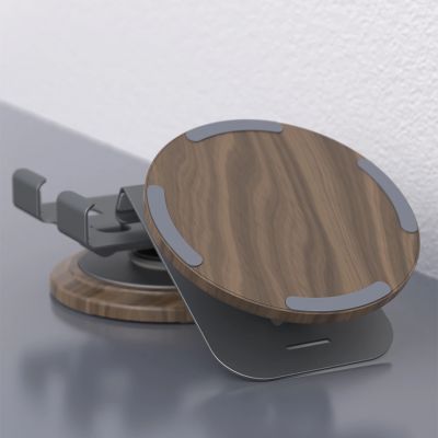 7. Podstawka do telefonu Dudao F17M 360° metalowa - szara