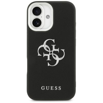 11. Etui Guess Grained Big 4G Classic Logo na iPhone 17 - czarne