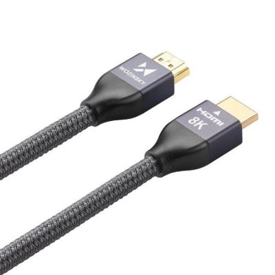 9. Wozinsky kabel HDMI 2.1 8K 60 Hz 48 Gbps / 4K 120 Hz / 2K 144 Hz 2 m srebrny (WHDMI-20)