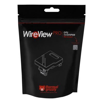 9. Termiczna karta graficzna Grizzly WireView Pro, 1x12VHPWR - odwrócona