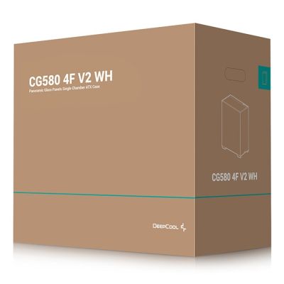 8. Obudowa DeepCool CG580 4F V2 Midi Tower Biała R-CG580-WHADA4-G-2