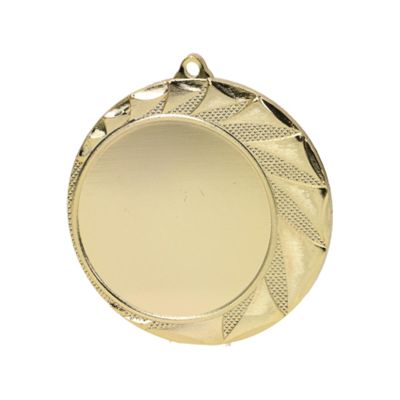 Medal złoty ogólny z miejscem na emblemat 50 mm - medal stalowy