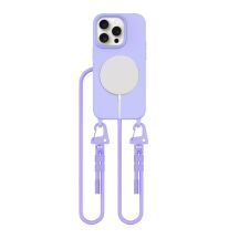 Etui Tech-Protect MagNecklace MagSafe na iPhone 15 Pro - lawendowe