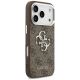 4. Etui Guess 4G Big 4G Classic Logo na iPhone 17 Pro brązowy - srebrne