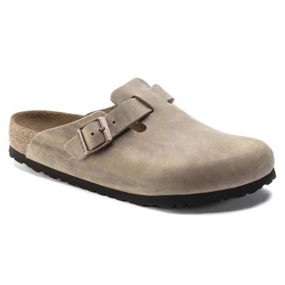 Birkenstock męskie chodaki BOSTON BS 1018147 TABACCO BROWN (szerokość standardowa)