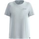 4. Koszulka z krótkim rękawem damska ODLO T-shirt crew neck s/s COTTON BLEND UNLIMITED niebieska