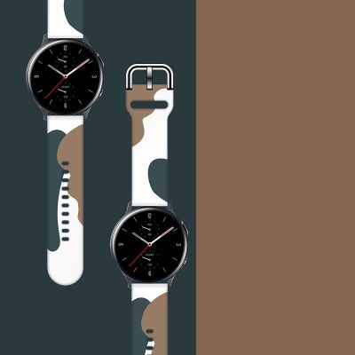 3. Pasek Strap Moro do Samsung Galaxy Watch 45 / 46 / 47 mm silikonowa bransoletka opaska do zegarka - wzór 1