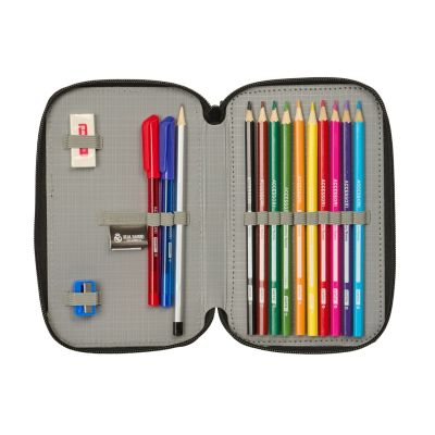 5. Real Madryt piórnik z wyposażeniem double filled pencil case 29 pcs 412654854