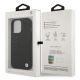 8. Etui BMW Signature Logo Imprint na iPhone 13 Pro Max - czarne