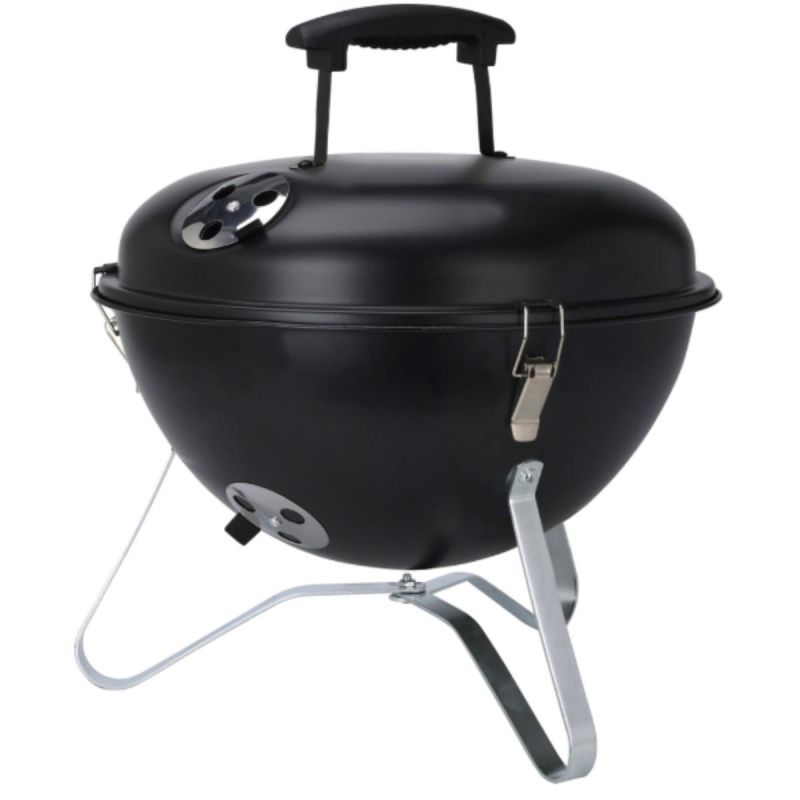 5. GRILL TURYSTYCZNY KULISTY 37CM CZARNY