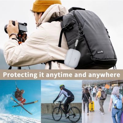 7. Etui Tech-Protect Silicone na Apple AirPods Pro 1 / 2 - pomarańczowe