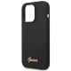6. Etui Guess Silicone Vintage Gold Logo na iPhone 14 Pro - czarne