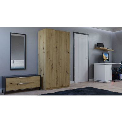 3. SZAFA SD-90 - DĄB ARTISAN