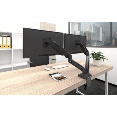 9. Equip Uchwyt stołowy 17"-32" / 2TFT 360° Sprężyna gazowa 9 kg detaliczny