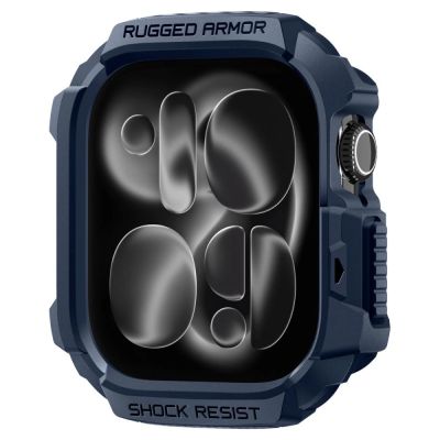 2. Etui Spigen Rugged Armor na Apple Watch 42 mm - granatowe