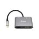 Equip 133483 stacja dokująca Przewodowa USB 3.2 Gen 1 (3.1 Gen 1) Type-C Czarny, Szary
