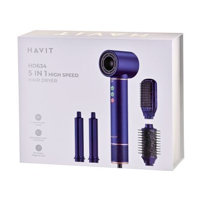 2. Lokówko-suszarka Multistyler Havit HD634 (4 końcówki)