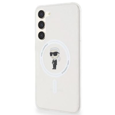 2. Etui Karl Lagerfeld IML Ikonik MagSafe na Samsung Galaxy S23+ - przezroczyste