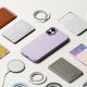 9. Etui Ringke Silicone Magnetic MagSafe na iPhone 17 - fioletowe