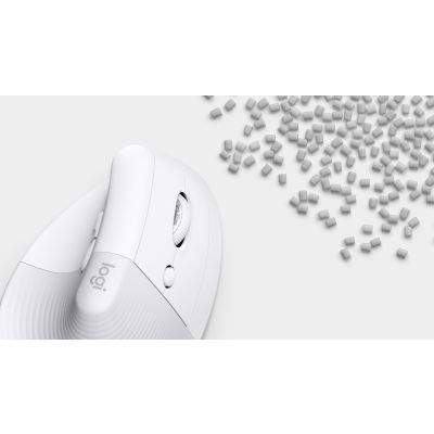 50. Mysz Logitech Lift Vertical White