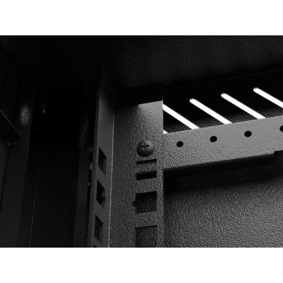 13. Lanberg WF11-3306-10B stojak 6U Szafa wisząca Czarny