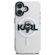 3. Etui Karl Lagerfeld IML Karl Sketch Logo MagSafe na iPhone 16 - przezroczyste