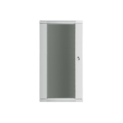 5. LANBERG SZAFA WISZĄCA 19" 27U 600X450 (DRZWI SZKLANE, SZARA RAL7035)