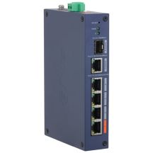 Dahua Technology CHS4106-4ET-60 przełącznik sieciowy Zarządzany L2 Fast Ethernet (10/100) Obsługa PoE Desktop Niebieski