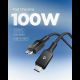 3. Kabel Spigen Essential EB10015CC USB-C / USB-C 100W 150cm - czarny