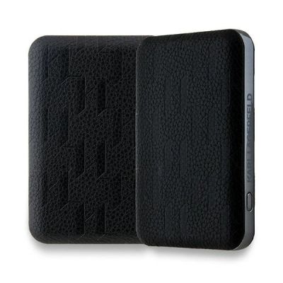 3. Powerbank Karl Lagerfeld Choupette Head Pin MagSafe indukcyjny 5000mAh 16W - czarny