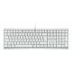 2. Klawiatura CHERRY XTRFY MX 3.1 - Pełny rozmiar - Podświetlenie - USB-C - QWERTZ - Niemiecki - Przełącznik kluczykowy: CHERRY MX2A Brązowy - biały