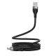 5. Kabel Acefast C11-04 USB-A - USB-C 3A 1,2 m w magnetycznym oplocie - czarny