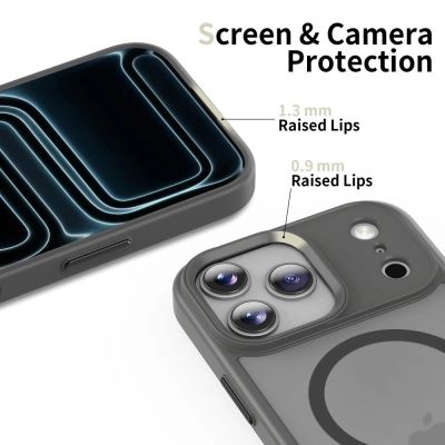 5. Etui Tech-Protect MagMat MagSafe na iPhone 17 Pro - szare