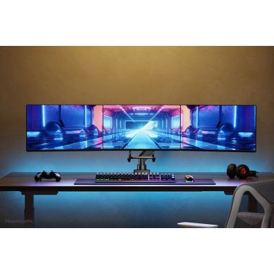 10. Neomounts NM-D775DX3BLACK uchwyt / stojak do monitorów 68,6 cm (27") Biurko Czarny