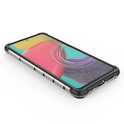 10. Honeycomb etui pancerny pokrowiec z żelową ramką Samsung Galaxy M53 5G przezroczysty
