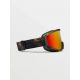 6. Gogle narciarskie damskie/męskie Volcom Footprints snowboardowe zimowe czerwone (VG0622303)
