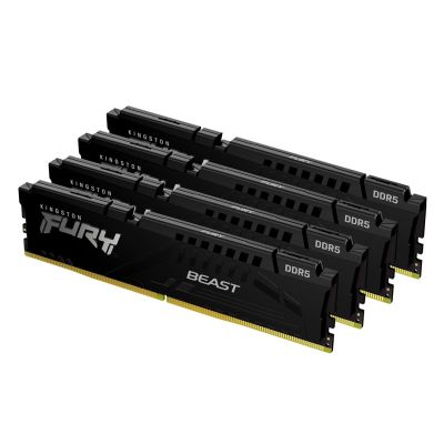 11. Kingston FURY DDR5 128GB (4x32GB) 5600MHz CL40 Beast Black