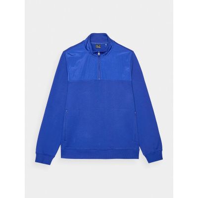 9. Bluza dresowa nierozpinana bez kaptura męska 4F 4FRSS24TSWSM2035-36S