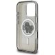 7. Etui Karl Lagerfeld IML Glitter Karl & Choupette Sketch Logo MagSafe na iPhone 16 Pro Max - czarne