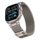 3. Bransoleta Tech-Protect Milano Vanguard na Apple Watch (44 / 45 / 46 / 49 mm) - tytanowa
