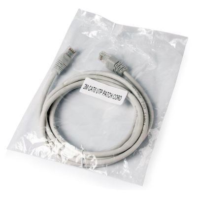 5. Patchcord GEMBIRD PP6U-2M (RJ45 - RJ45 ; 2m; UTP; kat. 6; kolor szary)