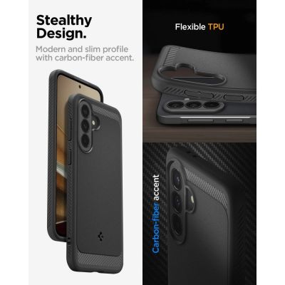 19. Etui Spigen Rugged Armor na Samsung Galaxy A37 5G - czarne