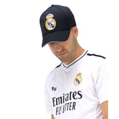 2. Czapka z daszkiem Real Madryt Cap Jr 45TH RM3GO45P