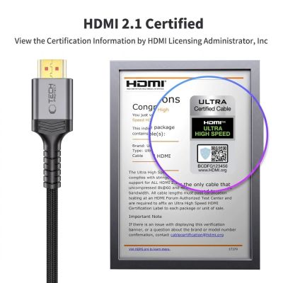 9. Kabel Tech-Protect UltraBoost HDMI 2.1 4K 120HZ / 8K 60HZ 200 cm - czarny