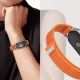 3. Pasek Tech-Protect Nylon Pro na Xiaomi Smart Band 8 / 9 / 10 / NFC - czarno-pomarańczowo