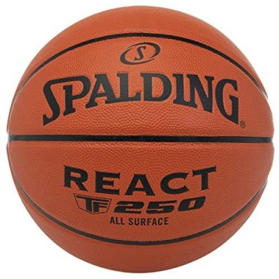 3. Piłka koszykowa Spalding React TF-250 rozm. 7 brązowa 76801Z