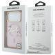 8. Etui Karl Lagerfeld IML Choupettes Karl  Script Logo MagSafe na iPhone 17 Pro Max - różowe