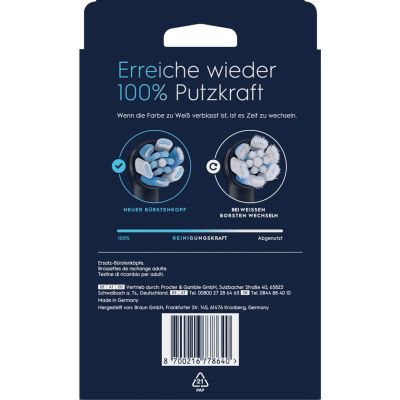 9. Braun Oral-B Aufsteckbürsten iO Ultimat. Reinigung sw 8er Billb.Ersatzbü