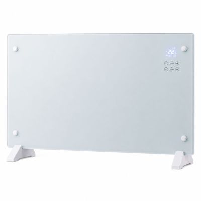 Extralink Inteligentny szklany grzejnik o mocy 2000W | Kolor biały